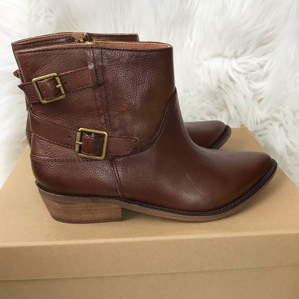 Lucky Brand Caelyn Leather Western ankle bootie - Picture 5 of 10